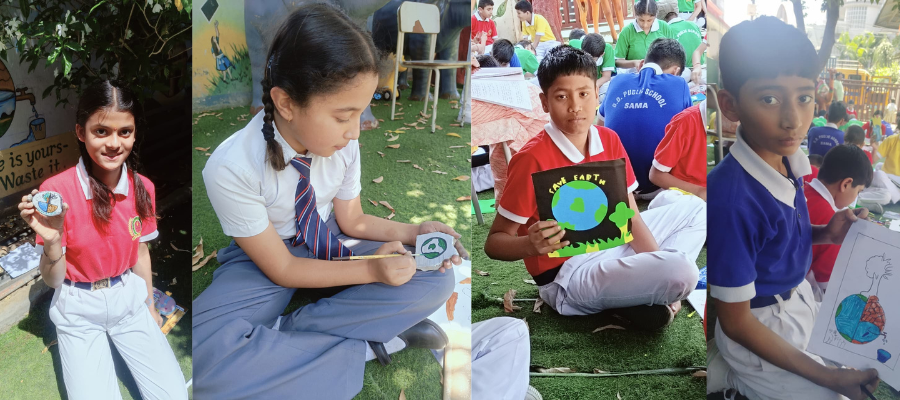 Earth Day Creativity in Dehradun