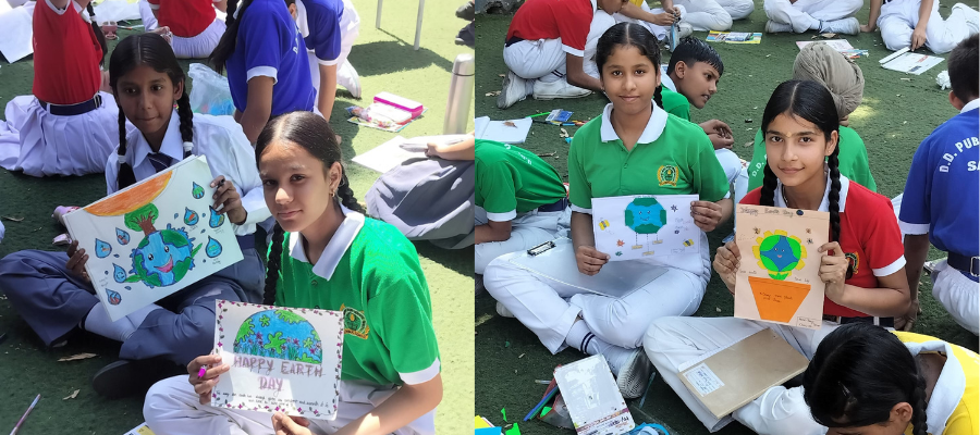 Earth Day Creativity in Dehradun